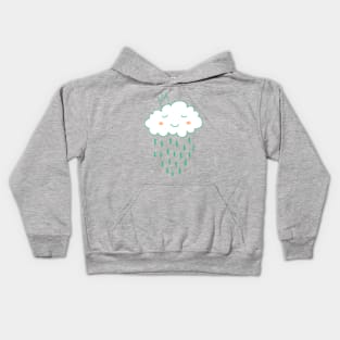 Smiling cloud Kids Hoodie